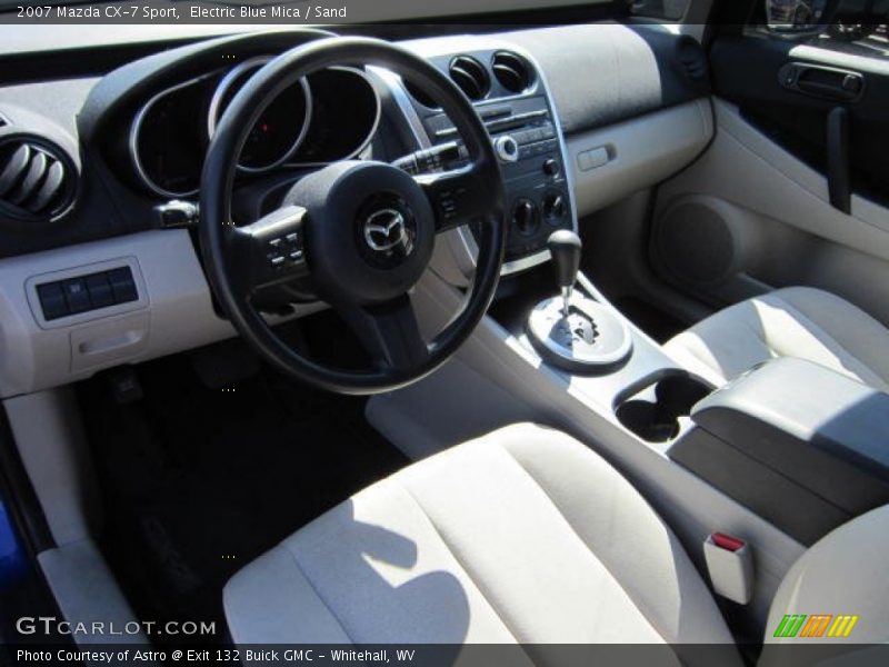 Electric Blue Mica / Sand 2007 Mazda CX-7 Sport