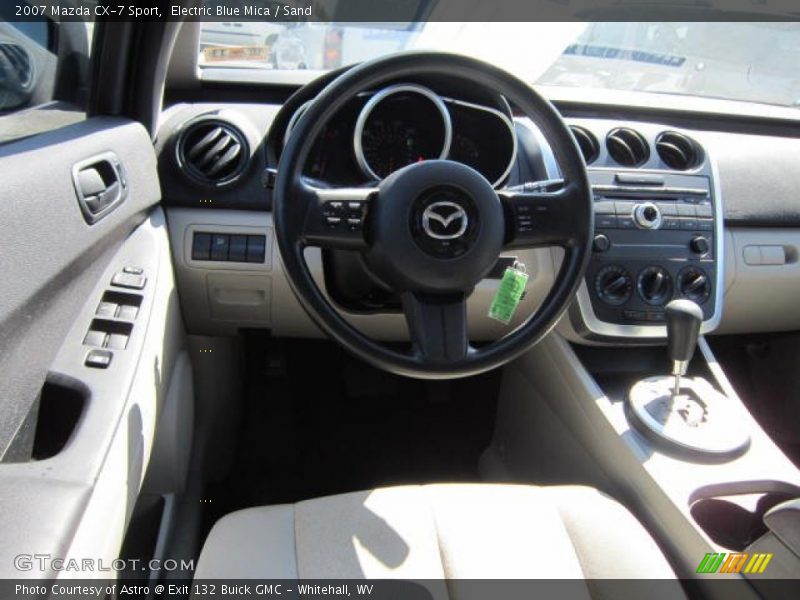 Electric Blue Mica / Sand 2007 Mazda CX-7 Sport