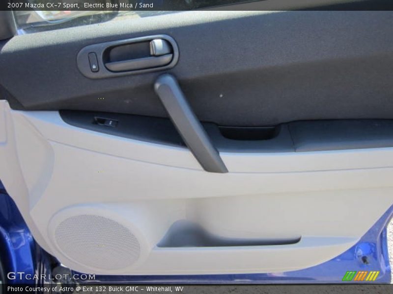 Electric Blue Mica / Sand 2007 Mazda CX-7 Sport