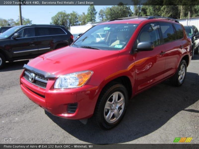 Barcelona Red Metallic / Sand Beige 2009 Toyota RAV4 4WD