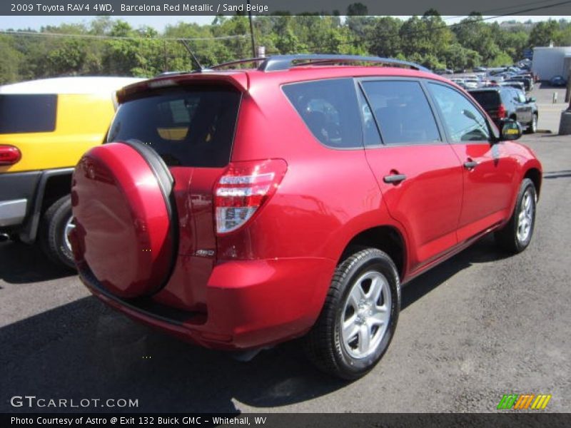 Barcelona Red Metallic / Sand Beige 2009 Toyota RAV4 4WD