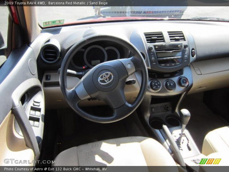 Barcelona Red Metallic / Sand Beige 2009 Toyota RAV4 4WD