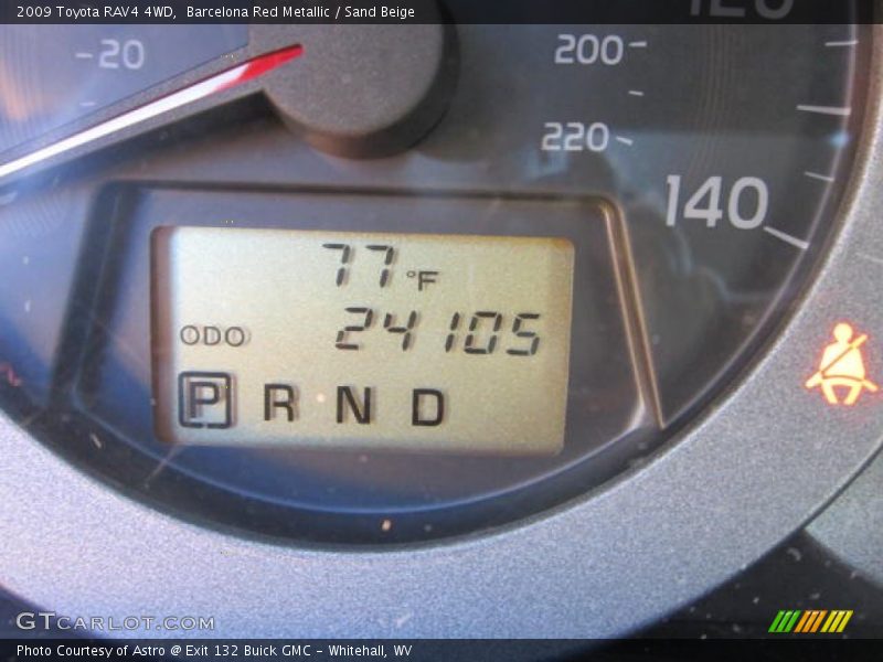 Barcelona Red Metallic / Sand Beige 2009 Toyota RAV4 4WD