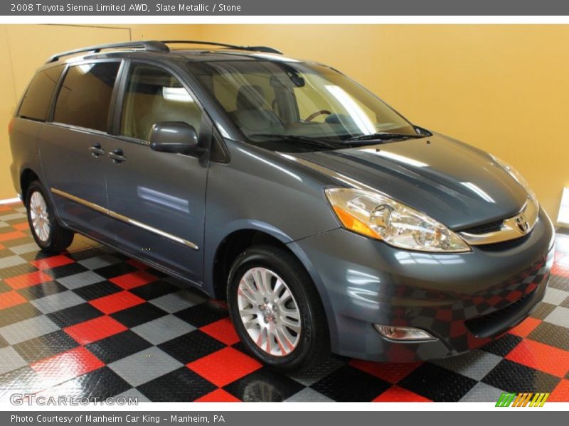 Slate Metallic / Stone 2008 Toyota Sienna Limited AWD