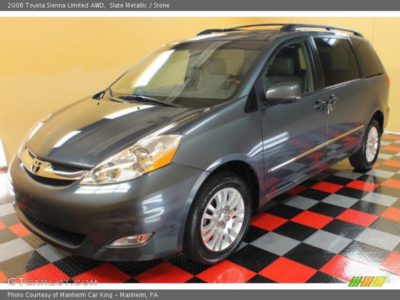 Slate Metallic / Stone 2008 Toyota Sienna Limited AWD