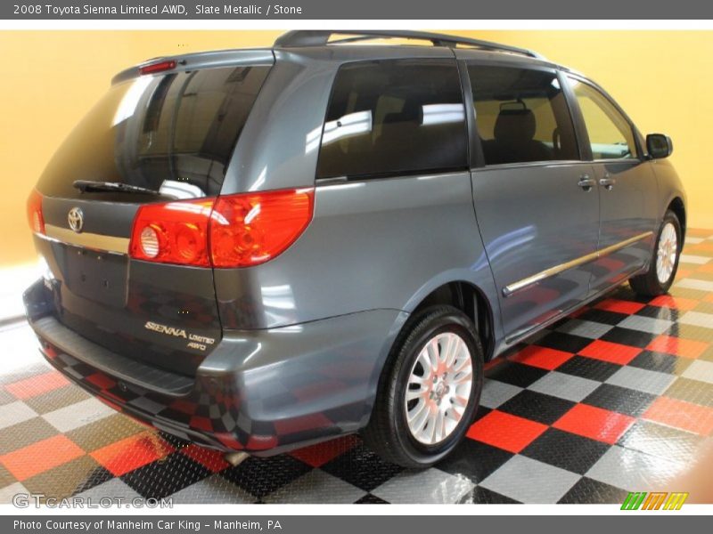 Slate Metallic / Stone 2008 Toyota Sienna Limited AWD