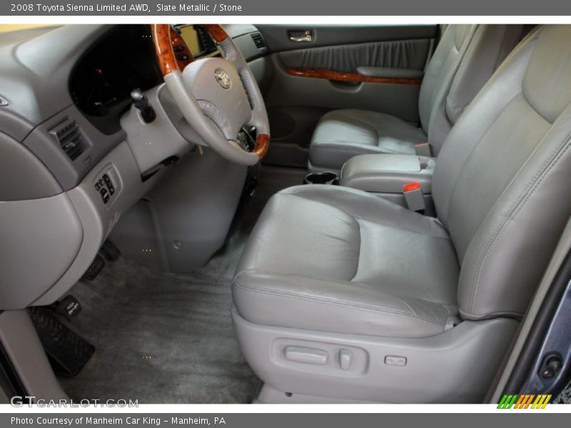Slate Metallic / Stone 2008 Toyota Sienna Limited AWD