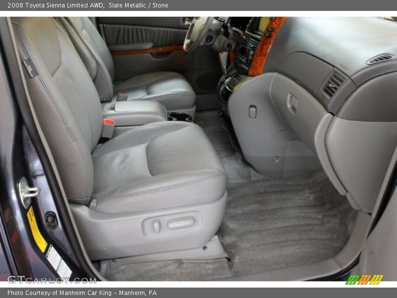 Slate Metallic / Stone 2008 Toyota Sienna Limited AWD