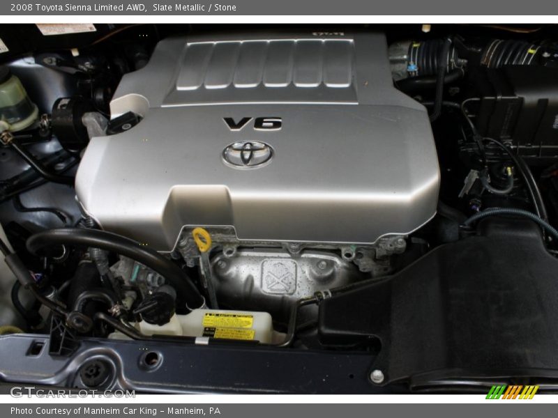 Slate Metallic / Stone 2008 Toyota Sienna Limited AWD
