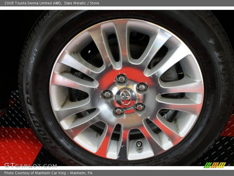 Slate Metallic / Stone 2008 Toyota Sienna Limited AWD