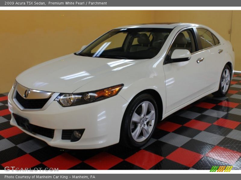 Premium White Pearl / Parchment 2009 Acura TSX Sedan