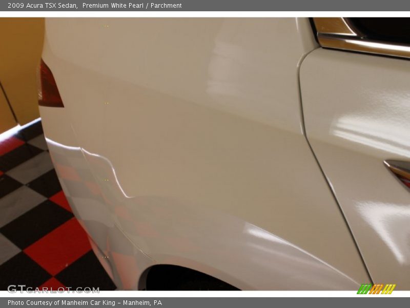 Premium White Pearl / Parchment 2009 Acura TSX Sedan