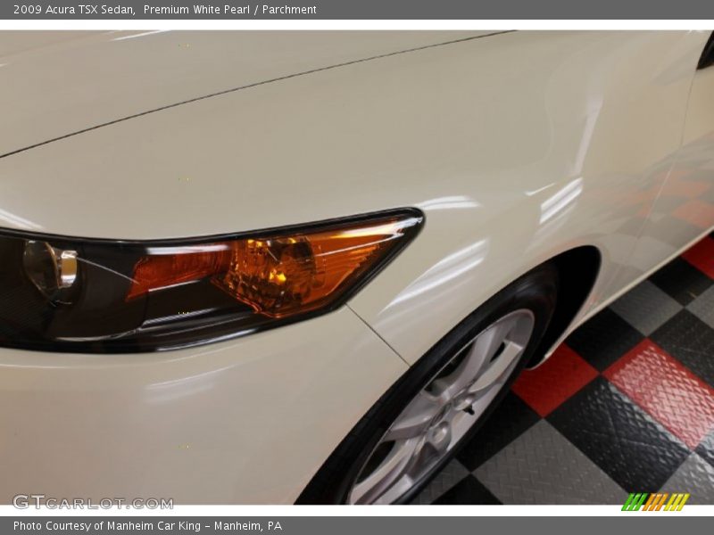 Premium White Pearl / Parchment 2009 Acura TSX Sedan
