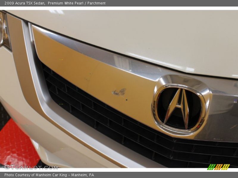 Premium White Pearl / Parchment 2009 Acura TSX Sedan