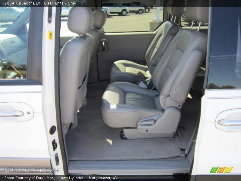 Clear White / Gray 2004 Kia Sedona EX