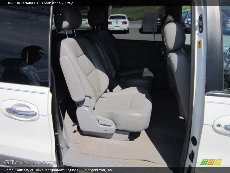 Clear White / Gray 2004 Kia Sedona EX