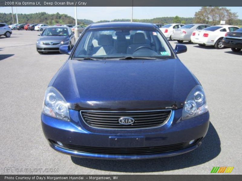 Deep Ocean Blue / Gray 2008 Kia Optima LX