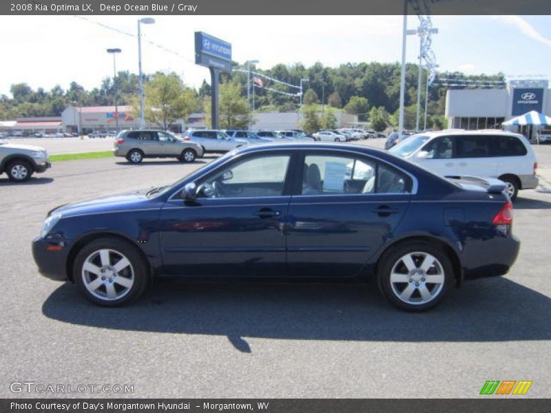 Deep Ocean Blue / Gray 2008 Kia Optima LX