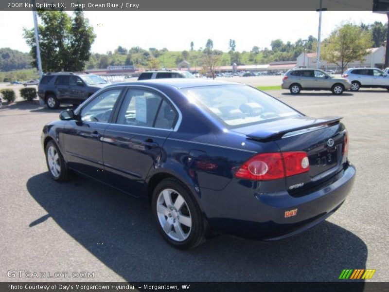 Deep Ocean Blue / Gray 2008 Kia Optima LX