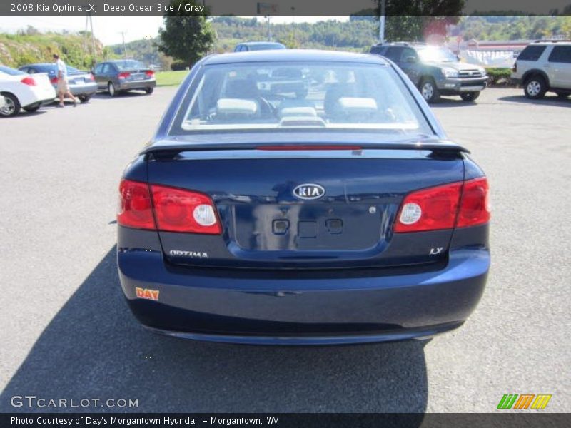 Deep Ocean Blue / Gray 2008 Kia Optima LX