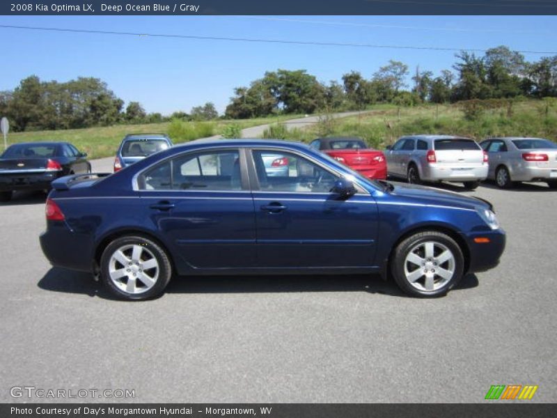 Deep Ocean Blue / Gray 2008 Kia Optima LX