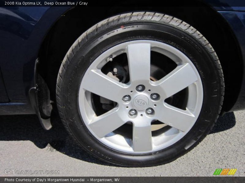 Deep Ocean Blue / Gray 2008 Kia Optima LX
