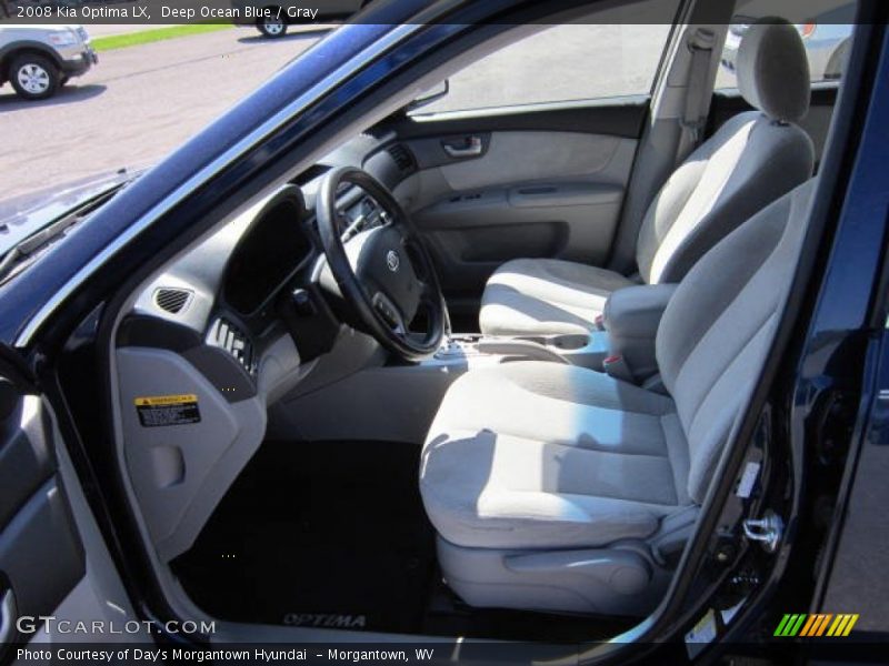 Deep Ocean Blue / Gray 2008 Kia Optima LX