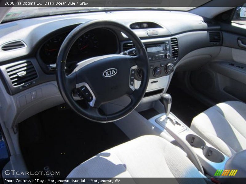 Deep Ocean Blue / Gray 2008 Kia Optima LX