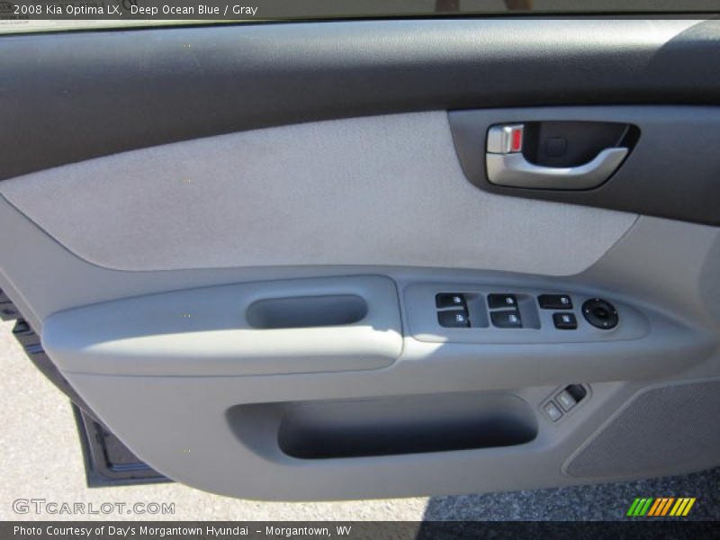 Deep Ocean Blue / Gray 2008 Kia Optima LX