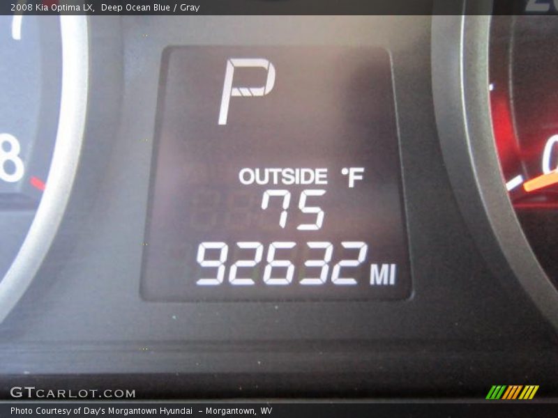 Deep Ocean Blue / Gray 2008 Kia Optima LX