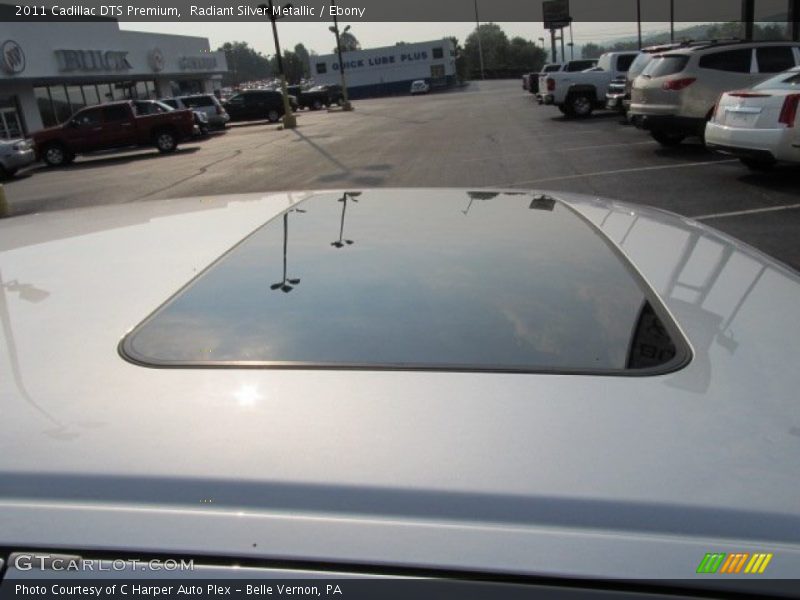 Radiant Silver Metallic / Ebony 2011 Cadillac DTS Premium