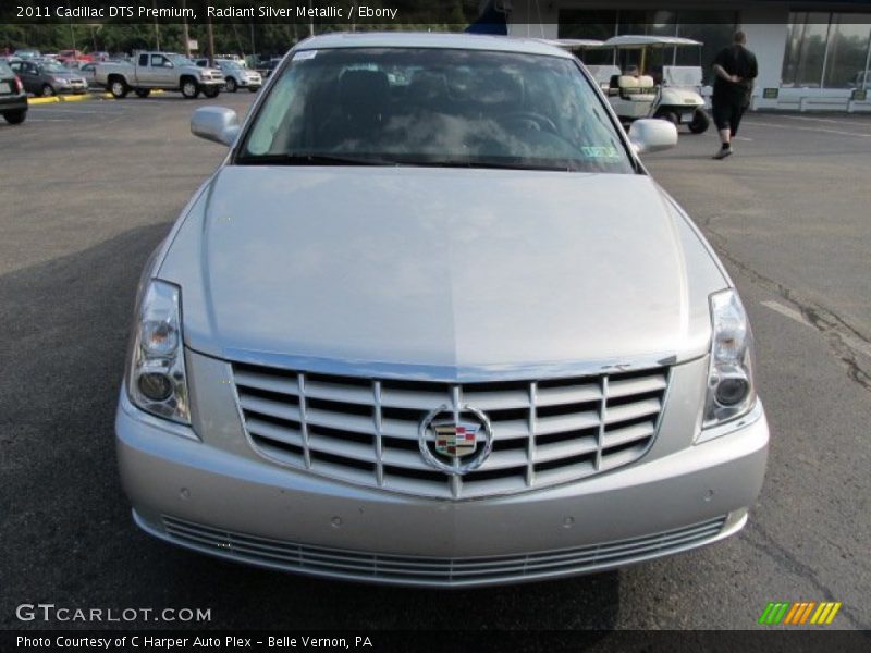 Radiant Silver Metallic / Ebony 2011 Cadillac DTS Premium