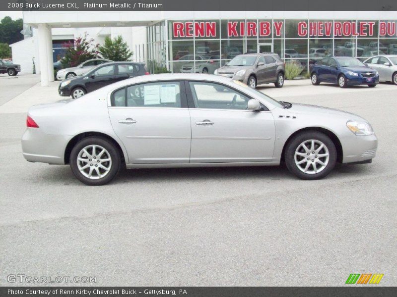 Platinum Metallic / Titanium 2008 Buick Lucerne CXL