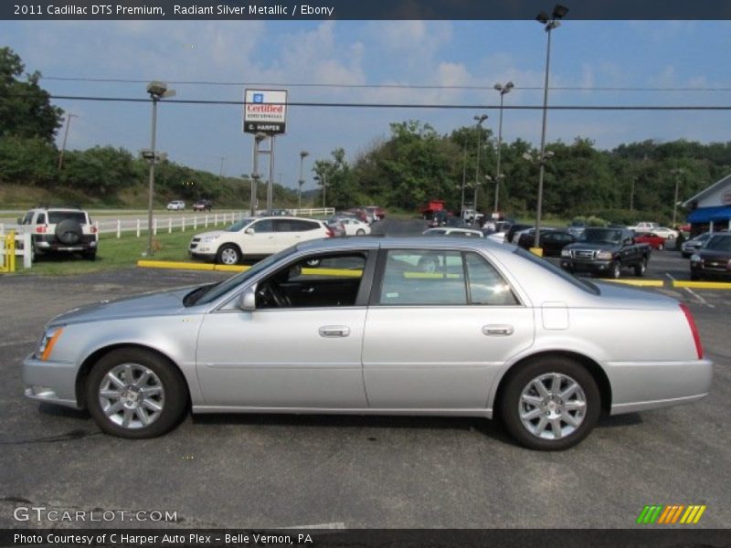 Radiant Silver Metallic / Ebony 2011 Cadillac DTS Premium