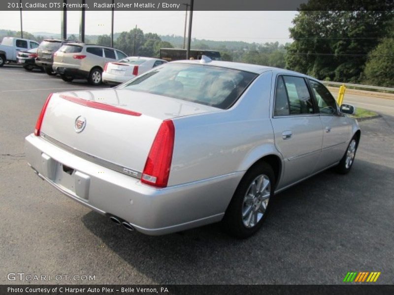 Radiant Silver Metallic / Ebony 2011 Cadillac DTS Premium
