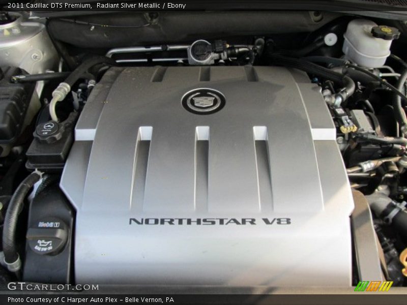Radiant Silver Metallic / Ebony 2011 Cadillac DTS Premium