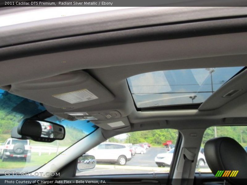 Radiant Silver Metallic / Ebony 2011 Cadillac DTS Premium