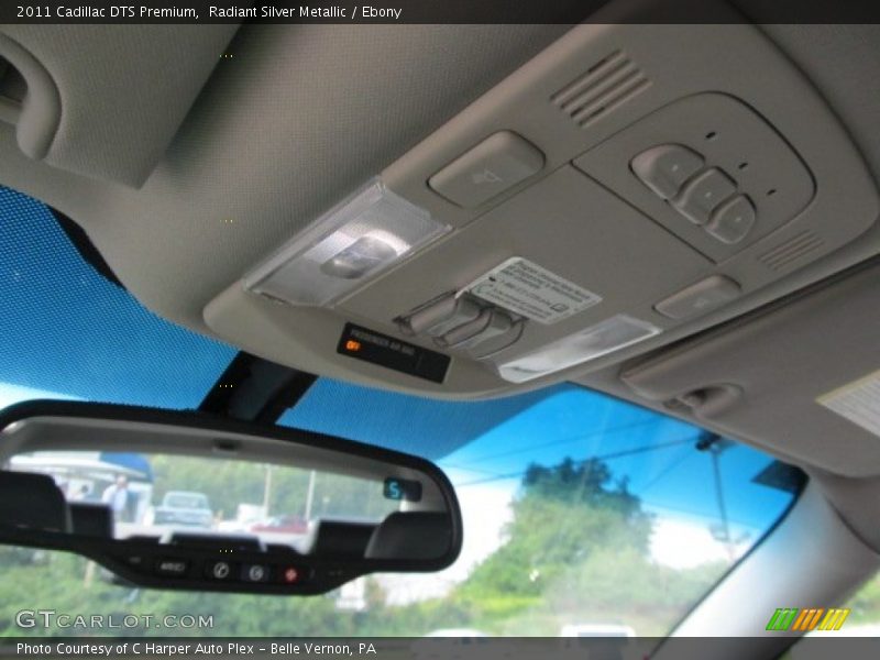 Radiant Silver Metallic / Ebony 2011 Cadillac DTS Premium