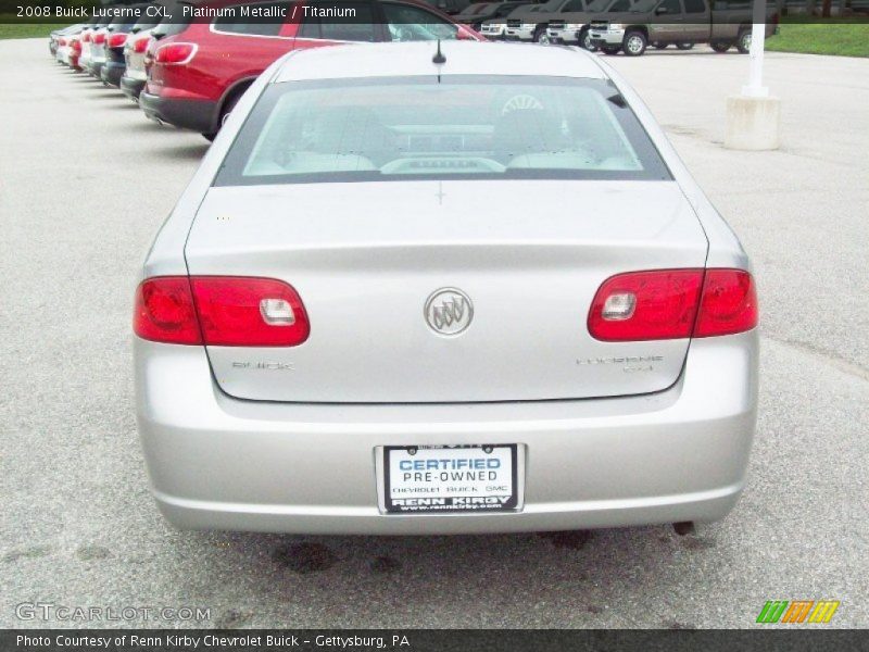 Platinum Metallic / Titanium 2008 Buick Lucerne CXL