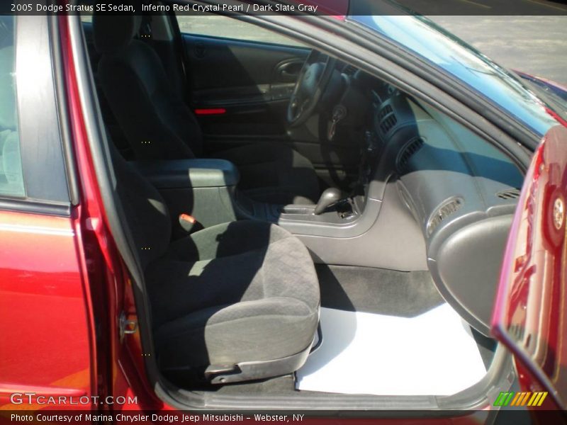 Inferno Red Crystal Pearl / Dark Slate Gray 2005 Dodge Stratus SE Sedan