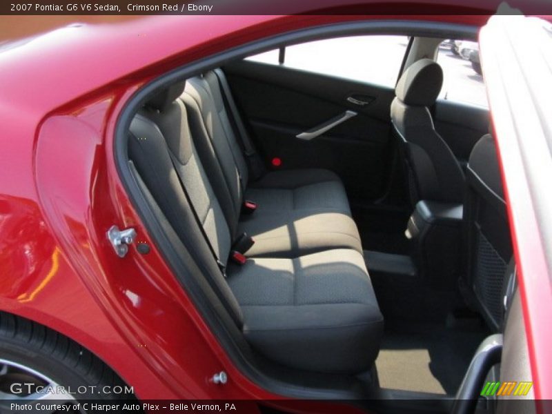 Crimson Red / Ebony 2007 Pontiac G6 V6 Sedan