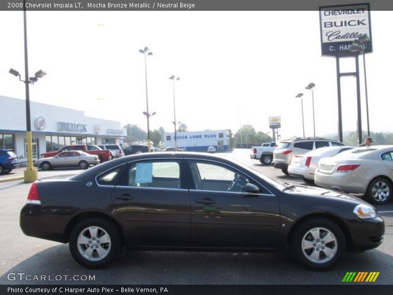 Mocha Bronze Metallic / Neutral Beige 2008 Chevrolet Impala LT