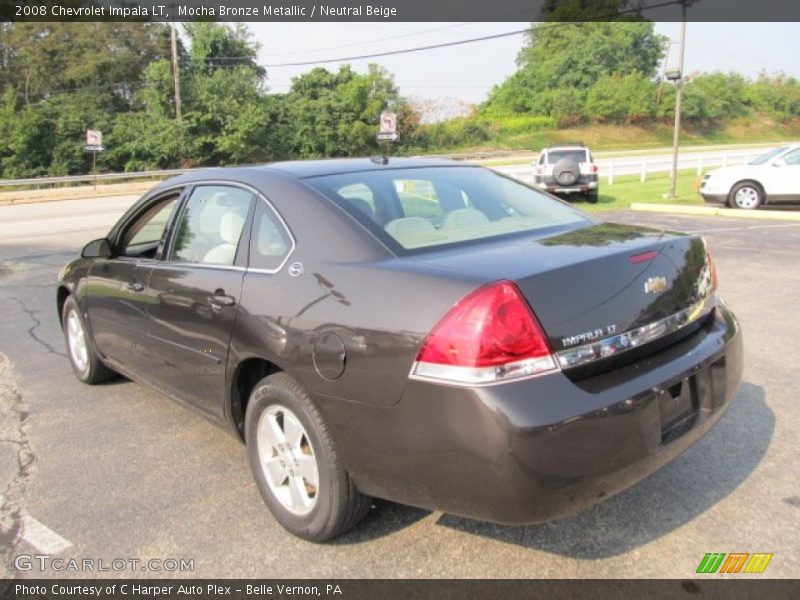 Mocha Bronze Metallic / Neutral Beige 2008 Chevrolet Impala LT