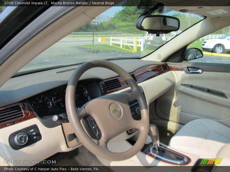 Mocha Bronze Metallic / Neutral Beige 2008 Chevrolet Impala LT