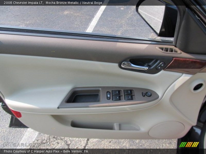 Mocha Bronze Metallic / Neutral Beige 2008 Chevrolet Impala LT