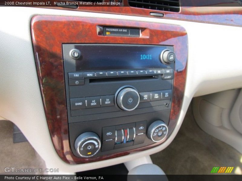 Mocha Bronze Metallic / Neutral Beige 2008 Chevrolet Impala LT