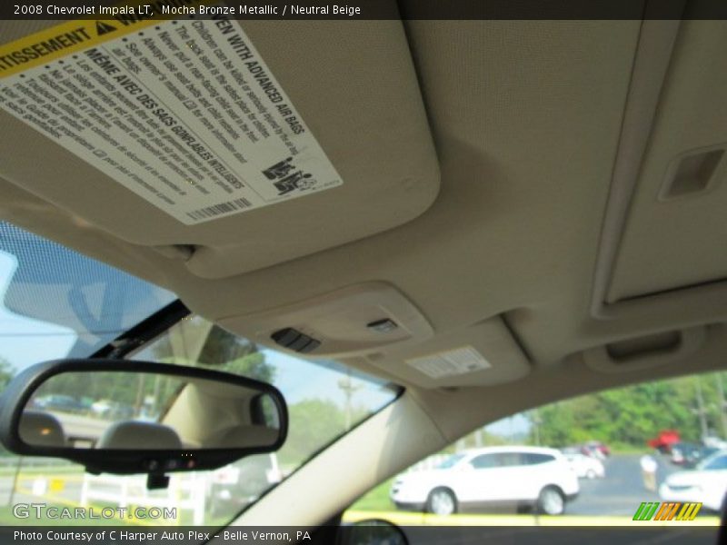 Mocha Bronze Metallic / Neutral Beige 2008 Chevrolet Impala LT