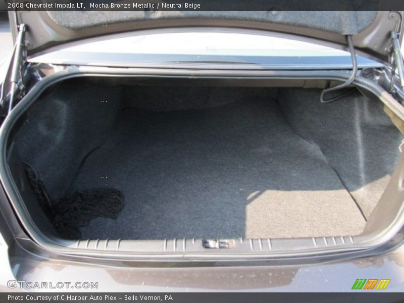 Mocha Bronze Metallic / Neutral Beige 2008 Chevrolet Impala LT