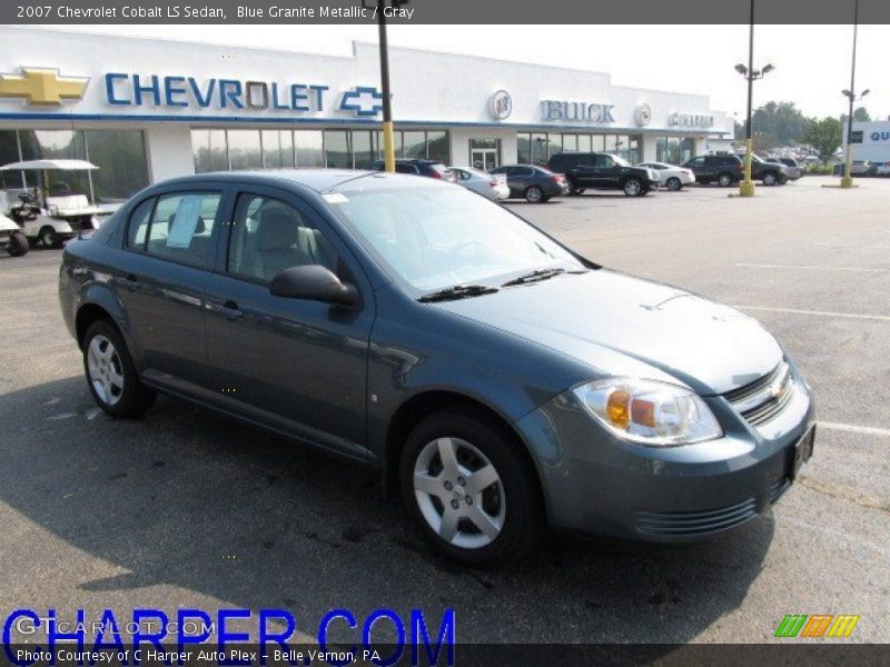 Blue Granite Metallic / Gray 2007 Chevrolet Cobalt LS Sedan