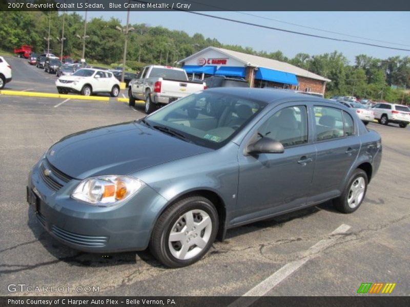 Blue Granite Metallic / Gray 2007 Chevrolet Cobalt LS Sedan